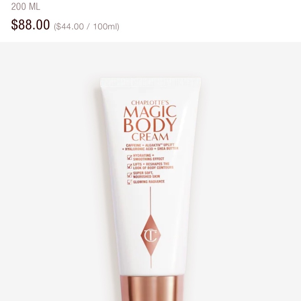 Charlotte Tilbury Magic Body Cream - brand new